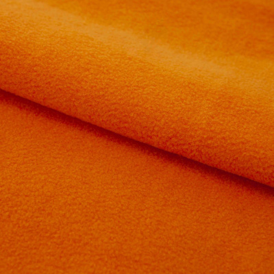 Флис DTY 16-1358, 250 г/м2, шир. 150 см, цвет оранжевый - купить в Костроме. Цена 640.46 руб.