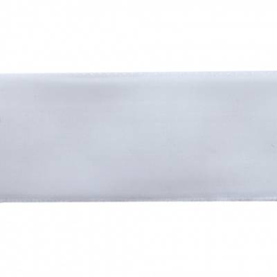 Лента бархатная нейлон, шир.25 мм, (упак. 45,7м), цв.01-белый - купить в Костроме. Цена: 981.09 руб.