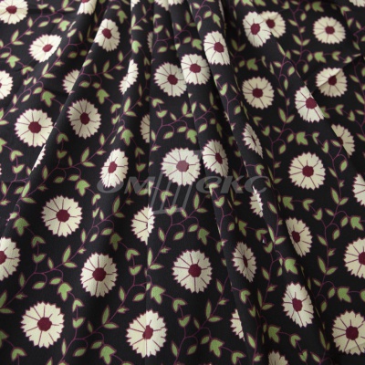 Плательная ткань "Фламенко" 10.1, 80 гр/м2, шир.150 см, принт растительный - купить в Костроме. Цена 241.49 руб.
