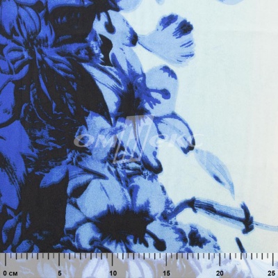 Плательная ткань "Фламенко" 19.1, 80 гр/м2, шир.150 см, принт растительный - купить в Костроме. Цена 241.49 руб.