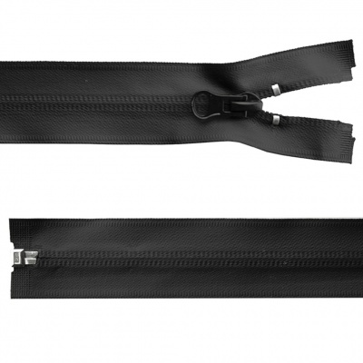 Молния водонепроницаемая PVC Т-7, 90 см, разъемная, цвет чёрный - купить в Костроме. Цена: 61.18 руб.