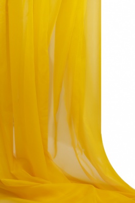 Портьерный капрон 13-0858, 47 гр/м2, шир.300см, цвет 21/жёлтый - купить в Костроме. Цена 137.27 руб.