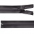 Молния водонепроницаемая PVC Т-7, 90 см, разъемная, цвет (301) т.серый - купить в Костроме. Цена: 61.18 руб.