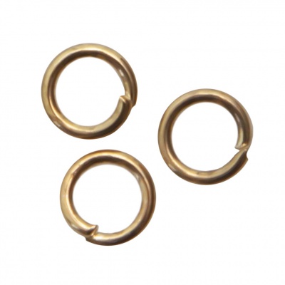 Кольцо  соединительное для бижутерии 4 мм, цв.-золото - купить в Костроме. Цена: 0.41 руб.
