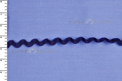 Тесьма плетеная "Вьюнчик"/т.синий - купить в Костроме. Цена: 48.03 руб.