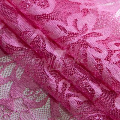 Кружевное полотно стрейч XD-WINE, 100 гр/м2, шир.150см, цвет розовый - купить в Костроме. Цена 1 851.10 руб.