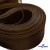 Регилиновая лента, шир.100мм, (уп.25 ярд), цв.- коричневый - купить в Костроме. Цена: 694.13 руб.