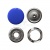 Кнопка рубашечная (закрытая) 9,5мм - эмаль, цв.168 - голубой - купить в Костроме. Цена: 4.77 руб.