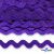 Тесьма вьюнчик 0381-0080, 8 мм/упак.33+/-1м, цвет 9530-фиолетовый - купить в Костроме. Цена: 107.26 руб.