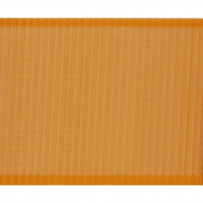 Лента капроновая "Гофре", шир. 110 мм/уп. 50 м, цвет оранжевый - купить в Костроме. Цена: 26.93 руб.