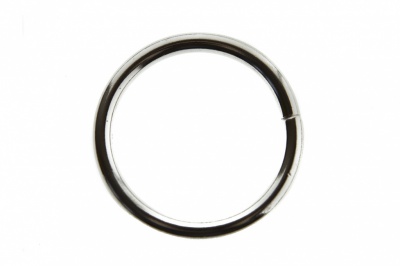 Кольцо металлическое d-3 х 32 мм, цв.-никель - купить в Костроме. Цена: 3.92 руб.