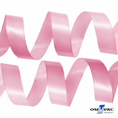 050-нежно-розовый Лента атласная упаковочная (В) 85+/-5гр/м2, шир.25 мм (1/2), 25+/-1 м - купить в Костроме. Цена: 53.96 руб.
