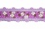 Тесьма декоративная 0385-6169, шир. 25 мм/уп. 22,8+/-1 м, цвет 01-фиолетовый - купить в Костроме. Цена: 387.43 руб.