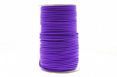 0370-1301-Шнур эластичный 3 мм, (уп.100+/-1м), цв.175- фиолет - купить в Костроме. Цена: 459.62 руб.