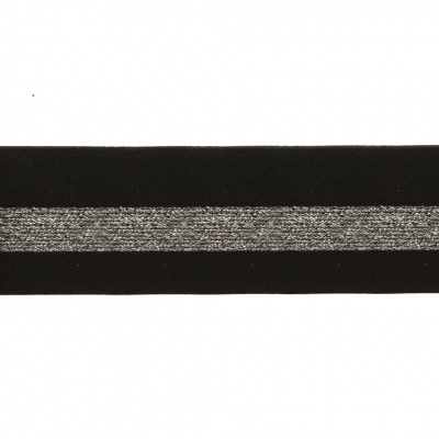 #2/6-Лента эластичная вязаная с рисунком шир.52 мм (45,7+/-0,5 м/бобина) - купить в Костроме. Цена: 69.33 руб.