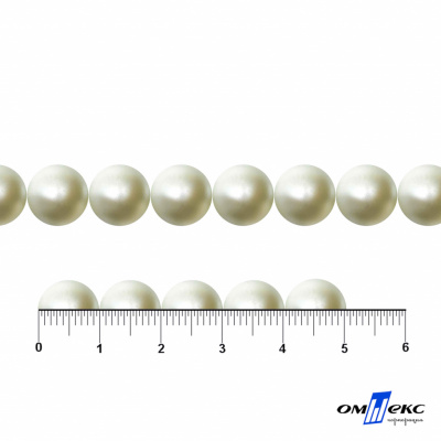 0404-5146В-Полубусины пластиковые круглые "ОмТекс", 10 мм, (уп.50гр=175+/-3шт), цв.065-молочный - купить в Костроме. Цена: 63.46 руб.