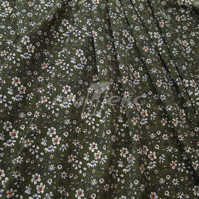 Плательная ткань "Фламенко" 11.2, 80 гр/м2, шир.150 см, принт растительный - купить в Костроме. Цена 259.21 руб.