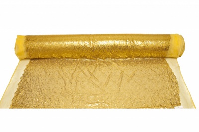 Сетка с пайетками №6, 188 гр/м2, шир.130см, цвет золото - купить в Костроме. Цена 371.02 руб.