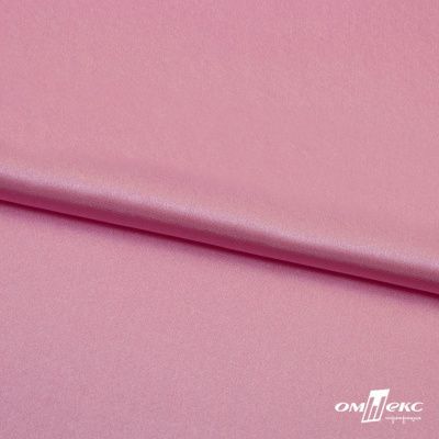 Поли креп-сатин 15-2216, 125 (+/-5) гр/м2, шир.150см, цвет розовый - купить в Костроме. Цена 155.57 руб.