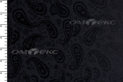 Ткань подкладочная жаккард Р14098, чёрный, 85 г/м2, шир. 150 см, 230T - купить в Костроме. Цена 166.45 руб.