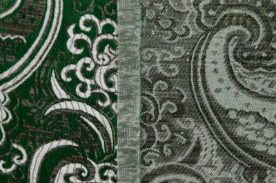 Ткань костюмная жаккард, 135 гр/м2, шир.150см, цвет зелёный№4 - купить в Костроме. Цена 441.94 руб.