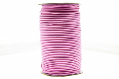 0370-1301-Шнур эластичный 3 мм, (уп.100+/-1м), цв.141- розовый - купить в Костроме. Цена: 459.62 руб.