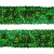 Тесьма с пайетками D4, шир. 20 мм/уп. 25+/-1 м, цвет зелёный - купить в Костроме. Цена: 778.19 руб.