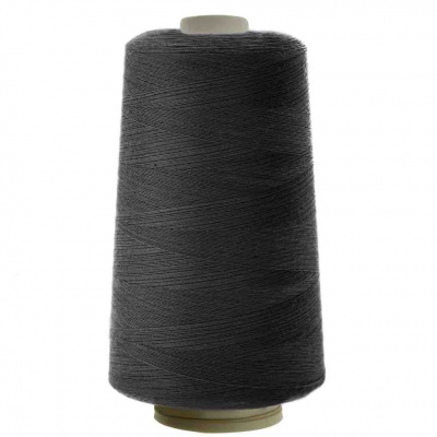 Швейные нитки (армированные) 28S/2, нам. 2 500 м, цвет чёрный - купить в Костроме. Цена: 139.91 руб.