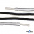 Шнурки #4-27, круглые 130 см, двухцветные (черно/белый) - купить в Костроме. Цена: 47.04 руб.