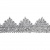 Тесьма металлизированная 0384-0240, шир. 40 мм/уп. 25+/-1 м, цвет серебро - купить в Костроме. Цена: 490.74 руб.