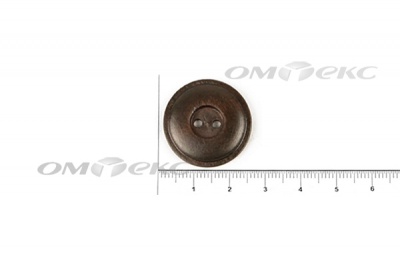 Пуговица деревянная круглая №54 (25мм) - купить в Костроме. Цена: 4.12 руб.