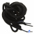 Шнурки #106-09, круглые 130 см, цв.чёрный - купить в Костроме. Цена: 21.92 руб.