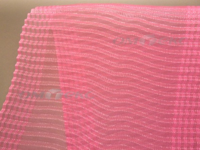 Лента капроновая "Гофре", шир. 110 мм/уп. 50 м, цвет розовый - купить в Костроме. Цена: 35.60 руб.