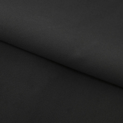 Костюмная ткань "Элис", 200 гр/м2, шир.150см, цвет чёрный - купить в Костроме. Цена 306.20 руб.
