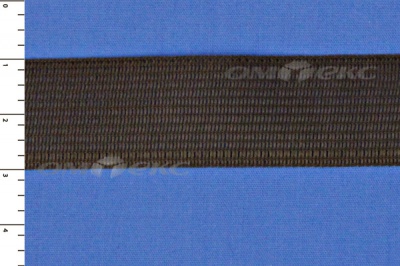 Окантовочная тесьма №216, шир. 22 мм (в упак. 100 м), цвет коричневый - купить в Костроме. Цена: 271.60 руб.
