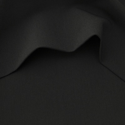Костюмная ткань с вискозой "Меган", 210 гр/м2, шир.150см, цвет чёрный - купить в Костроме. Цена 378.55 руб.