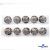 119-02 Кнопки пришивные декоративные металл 25 мм, цв.-никель - купить в Костроме. Цена: 30.23 руб.