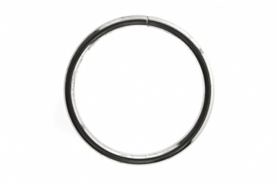 Кольцо металлическое №40 мм, цв.-никель - купить в Костроме. Цена: 4.45 руб.