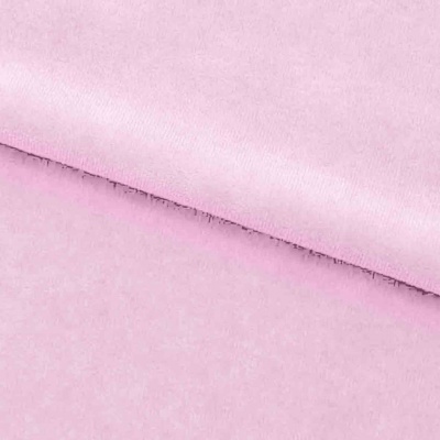 Велюр JS LIGHT 1, 220 гр/м2, шир.150 см, (3,3 м/кг), цвет бл.розовый - купить в Костроме. Цена 1 055.34 руб.