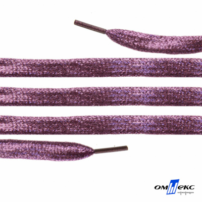 Шнурки #107-01, плоские 130 см, цв.розовый металлик - купить в Костроме. Цена: 35.45 руб.