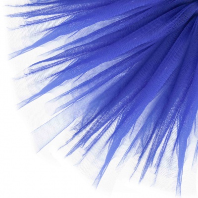 Фатин матовый 16-101, 12 гр/м2, шир.300см, цвет т.синий - купить в Костроме. Цена 100.92 руб.