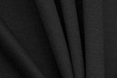 Трикотаж "Grange" BLACK 1# (2,38м/кг), 280 гр/м2, шир.150 см, цвет чёрно-серый - купить в Костроме. Цена 861.22 руб.