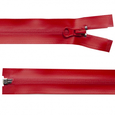 Молния водонепроницаемая PVC Т-7, 90 см, разъемная, цвет (820) красный - купить в Костроме. Цена: 61.18 руб.