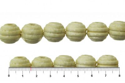 0309-Бусины деревянные "ОмТекс", 16 мм, упак.50+/-3шт, цв.035-белый - купить в Костроме. Цена: 62.22 руб.