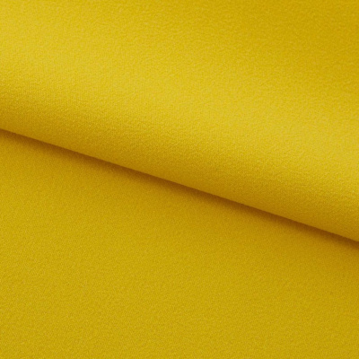 Креп стрейч Амузен 14-0756, 85 гр/м2, шир.150см, цвет жёлтый - купить в Костроме. Цена 196.05 руб.