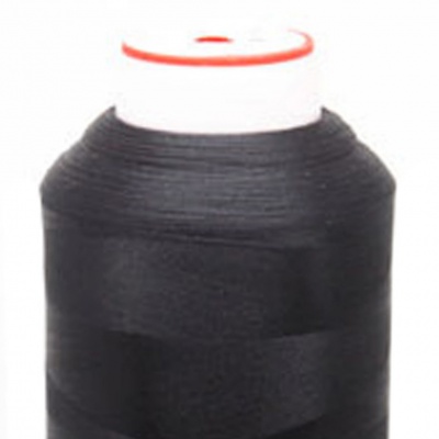 Нитки текстурированные некручёные, намот. 5 000 м, цвет чёрный - купить в Костроме. Цена: 70.43 руб.