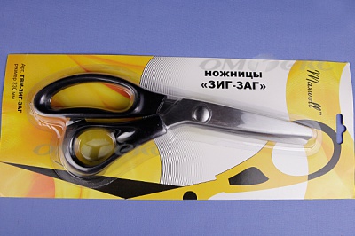 Ножницы ЗИГ-ЗАГ "MAXWELL" 230 мм - купить в Костроме. Цена: 1 041.25 руб.