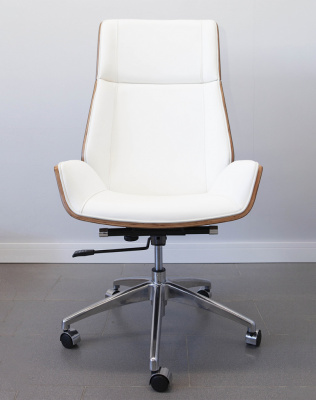 Кресло из натуральной кожи, каркас дерево арт. FX-BC06 - купить в Костроме. Цена 34 820.52 руб.