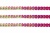 Пайетки "ОмТекс" на нитях, CREAM, 6 мм С / упак.73+/-1м, цв. 89 - розовый - купить в Костроме. Цена: 468.37 руб.