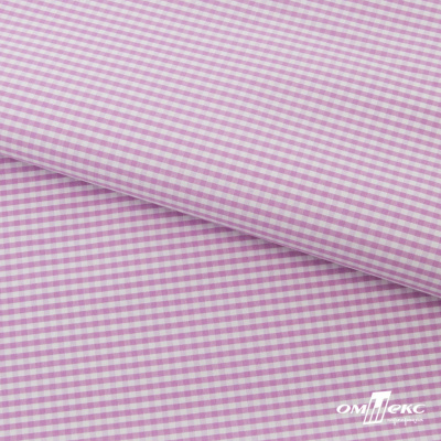 Ткань сорочечная Клетка Виши, 115 г/м2, 58% пэ,42% хл, шир.150 см, цв.1-розовый, (арт.111) - купить в Костроме. Цена 306.69 руб.